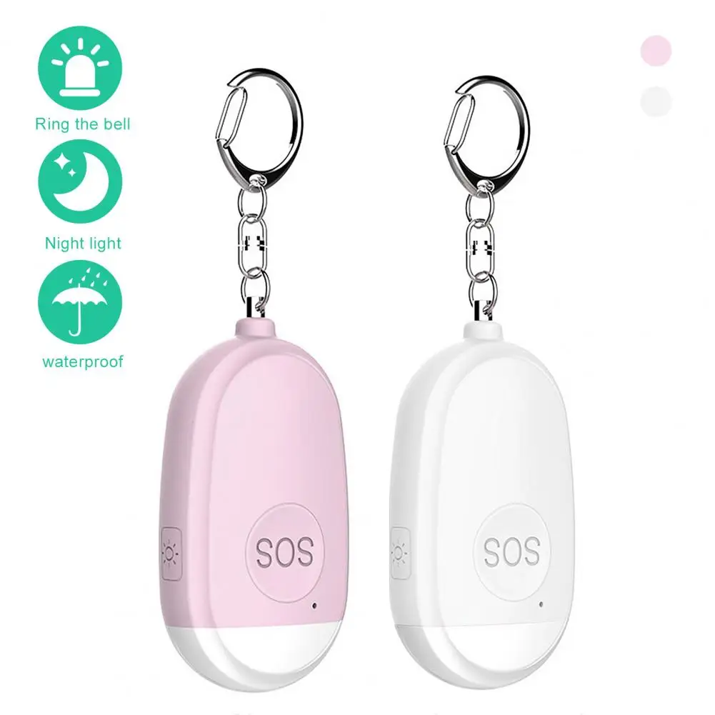 

Safety Alarm 2Pcs/3Pcs Durable Energy Saving Lightweight USB Rechargeable Emergency Security Alarm for Boys Girls