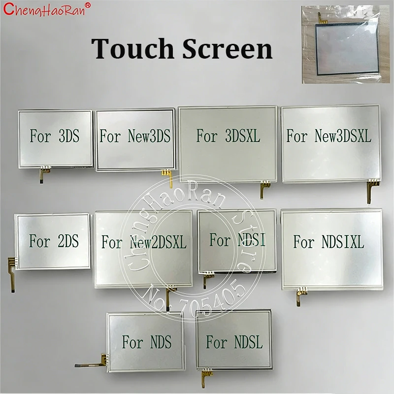 1PC Ersatz-Touchscreen-Panel Display Digitizer Glas für 2DS DS Lite DSL für NDSL NDSi New 3DS XL LL Konsole – Detail 1