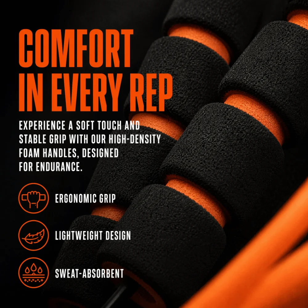 Portable Adjustable Length Adjustable Jump Rope Lightweight Design Ergonomic Handle Jump Rope Skipping Rope For Fitness Exercise