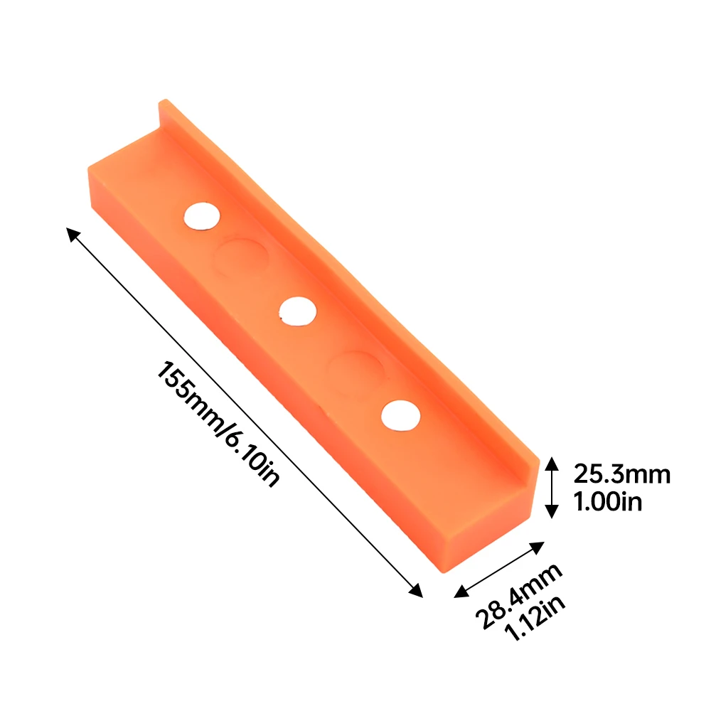 Vise Jaw Magnetic Protection Strip 4.5/6 Inch Soft Vise Jaws Pad Nylon Protection Strip For Metal Vise Soft Machine Tool