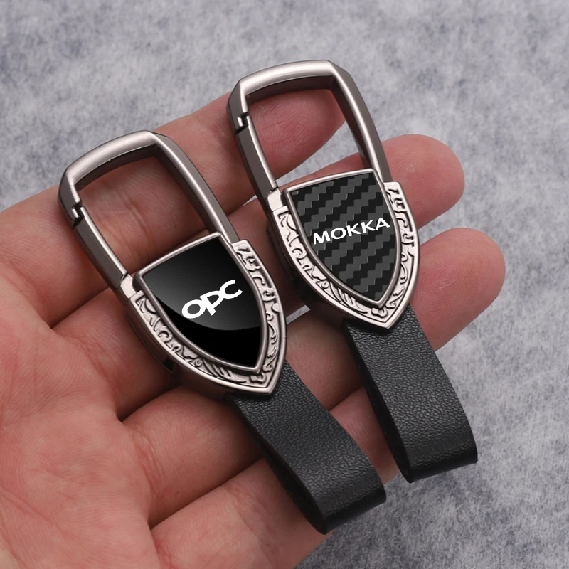 Luxury Men Women Business Fashion Car Keychain Car Styling Alloy Key Ring For Opel Adam Astra Corsa Insignia Mokka OPC