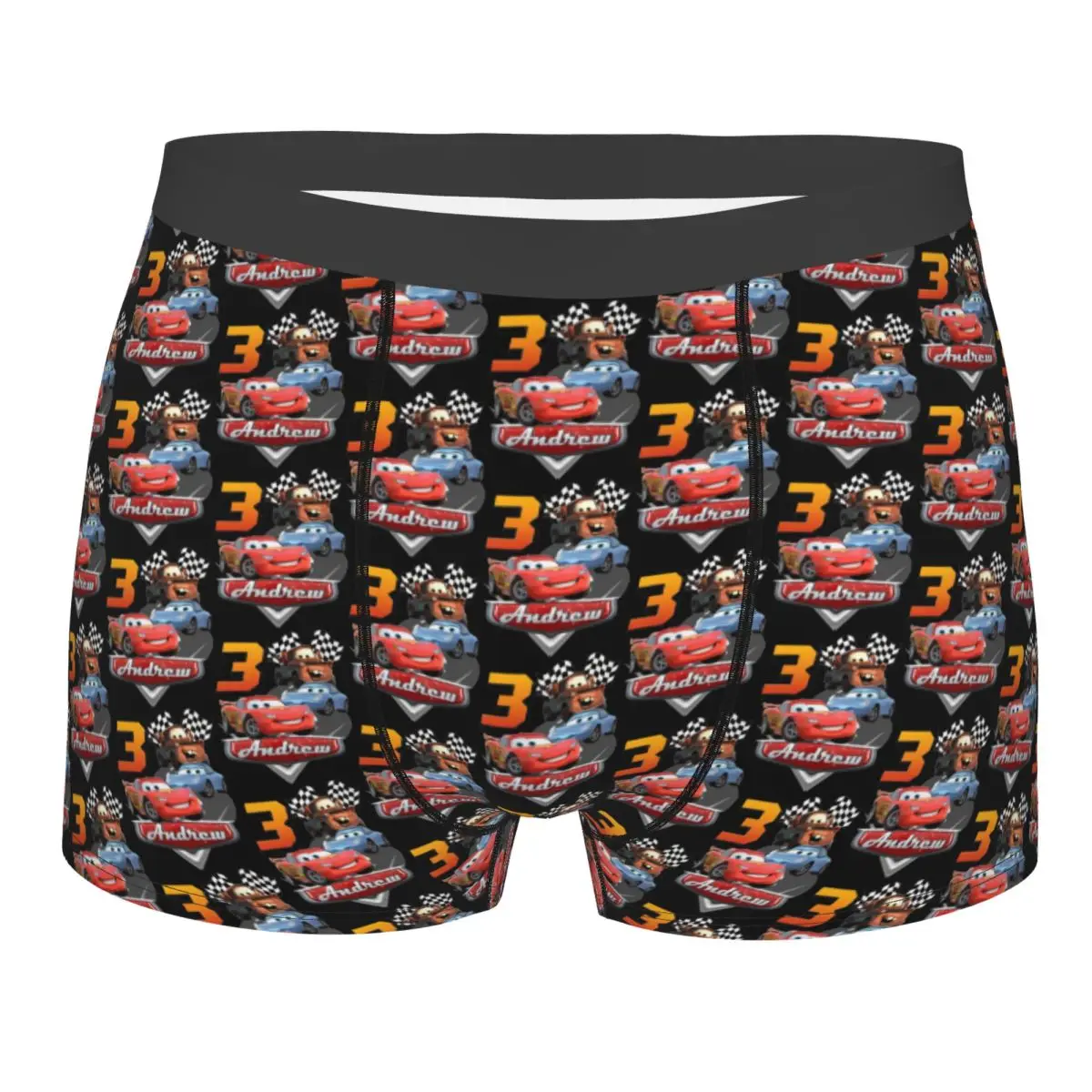

Мужские трусы-боксеры Custom Cool Lightning McQueen Sally Carrera Mater, эластичные шорты, трусики, нижнее белье