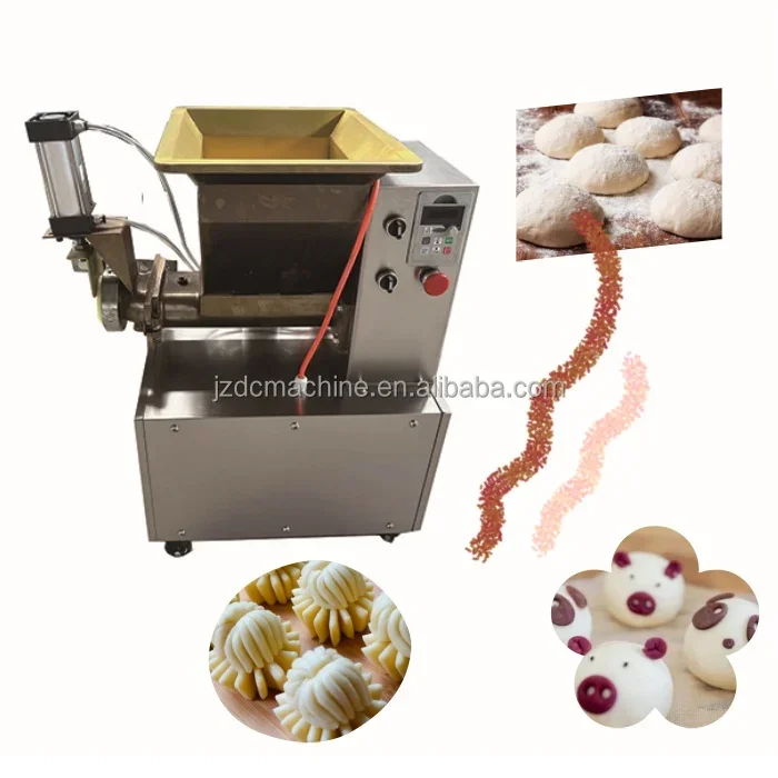 

New Design Cookie Dough Ball Devider Dough Roller Machine Cut for a Shape Automatic Pizza Dough Divider and Sheeter