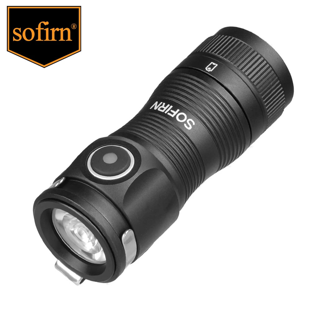 Sofirn Mini SC13A Anduril Powerful Flashlight 519A LED 1300lm 18350 Rechargeable Led Light 95 High CRI Torch Lamp with Magnetic