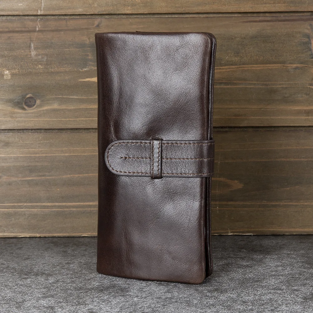 Vintage Casual Leather Wallet for Men and Women
