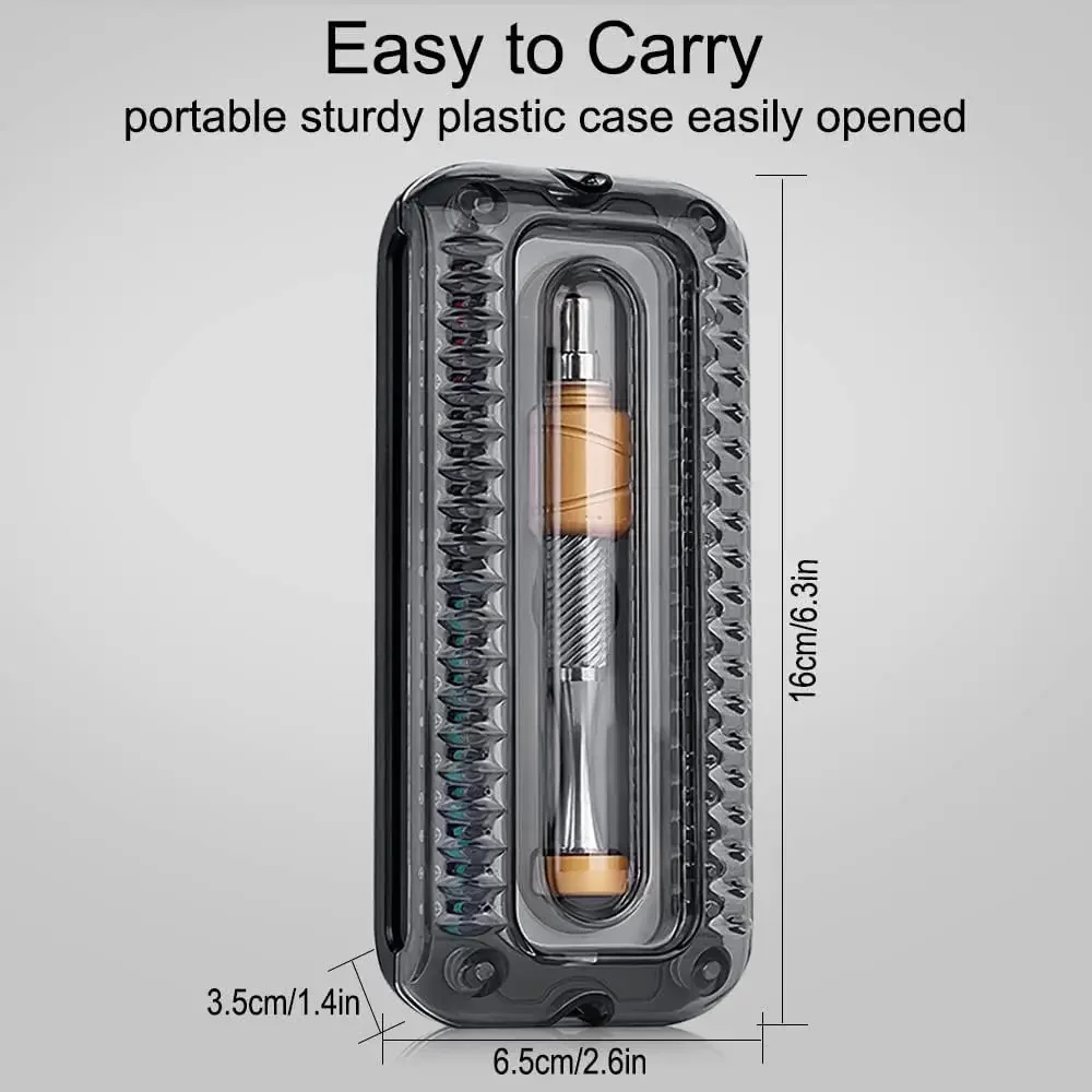 37 in 1 Precision Screwdriver Set with Magnetic S2 Steel Torx Phillips Bits Low Gravity Handle for PC iPhone Repair Tools Kit