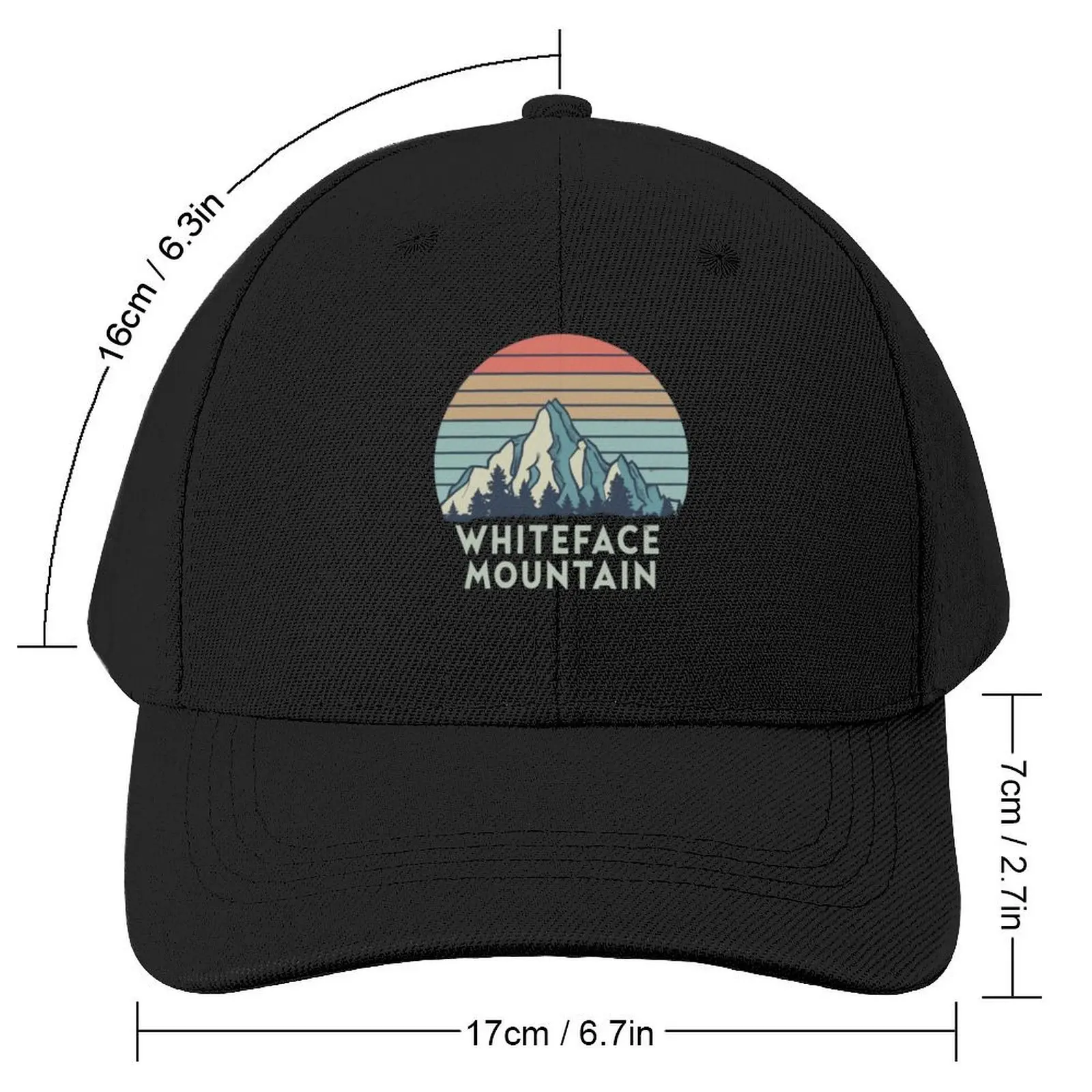 Whiteface Mountain - New York Baseball Cap Hat Beach Hat Baseball Cap Men Hats Women's