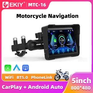 Motosiklet için taşınabilir Eykı dijital ekran, 5 inç kablosuz carplay, moto, android telefonlar / tabletler, navigasyon, gps, otomatik şanzıman, ekran, ekran bt5. 0 Panel, bisiklet, off road no. 9'daki en iyi 10 satış