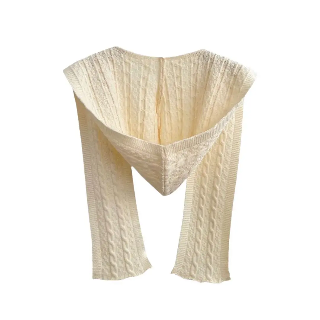 الخريف والشتاء النمط الأجنبي الجديد مقنعين شال المرأة المألوف في الهواء الطلق مكيفة الهواء غرفة الرقبة حامي محبوك الموضة