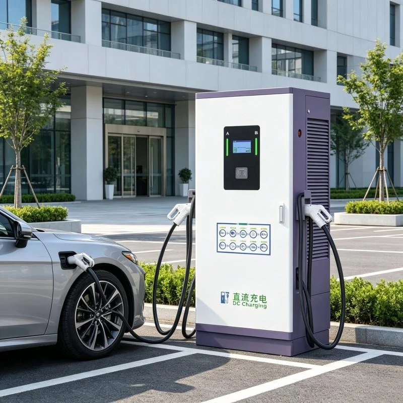 60kW 120kW DC Fast Charger CCS2 CHAdeMO OCPP Payment System Floor Standing for Apartment Complex