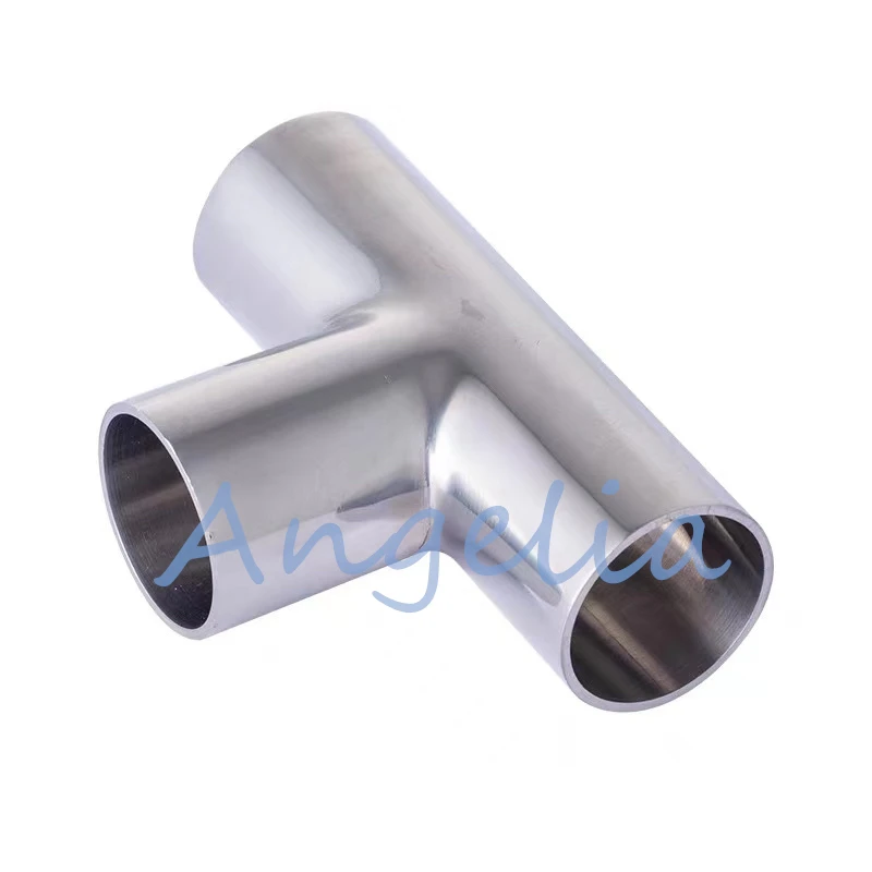 

2" Stainless Steel 316 Weld OD 51mm Sanitary Tee 3 way Pipe Fitting