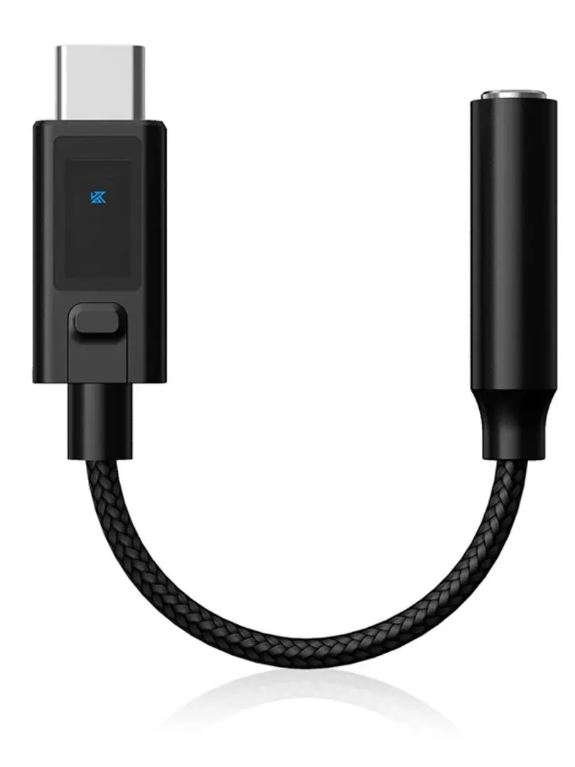 KZ AM02 Przenośny wzmacniacz dekodujący DAC, adapter audio USB C na 3,5 mm z profesjonalnym 4-stopniowym regulacją EQ — zdjęcie produktu 7