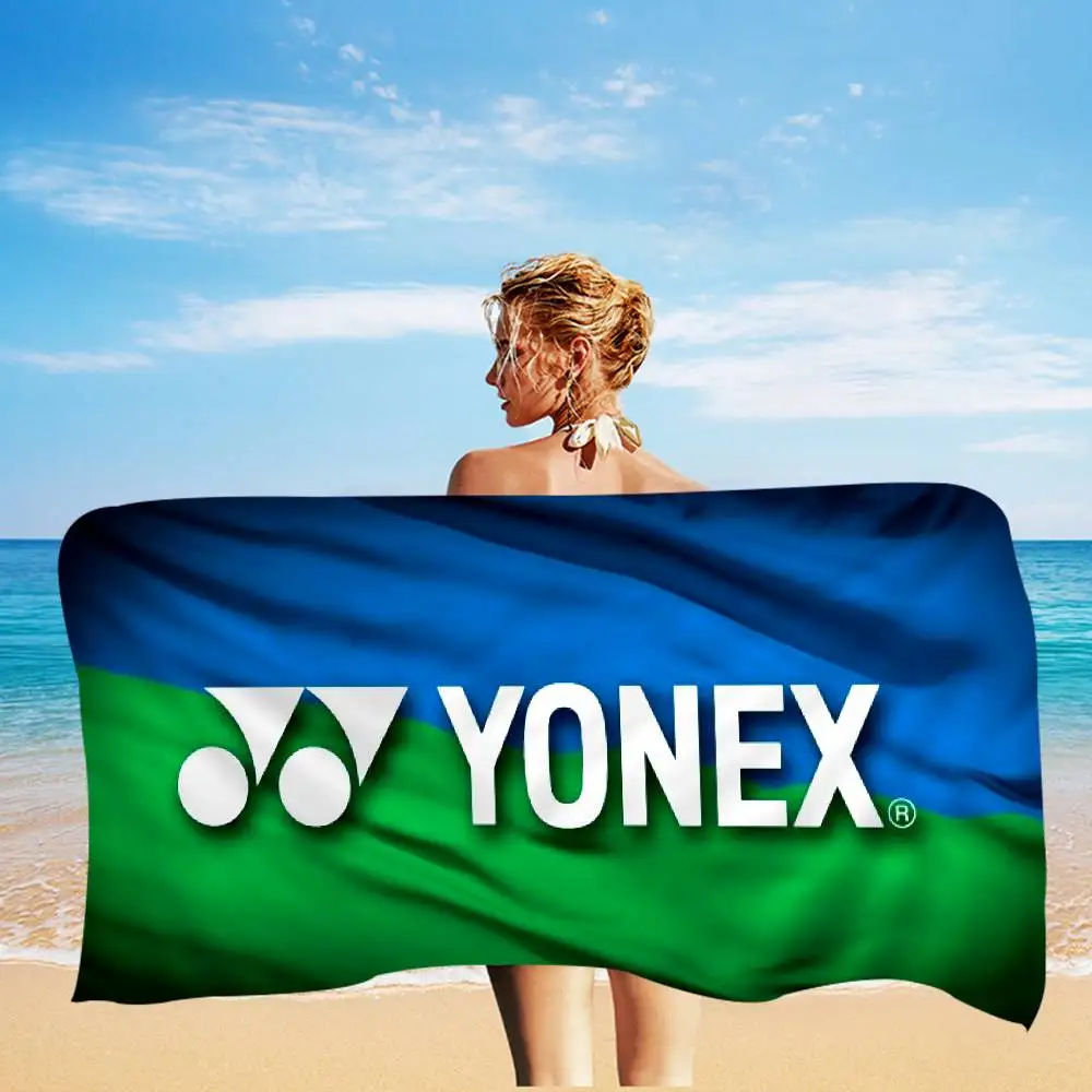 Fashion Y-Yonexs Microfiber Blanket Quick Drying Beach Towels Oversized Printing Super Absorbent Pool Towel Blanket