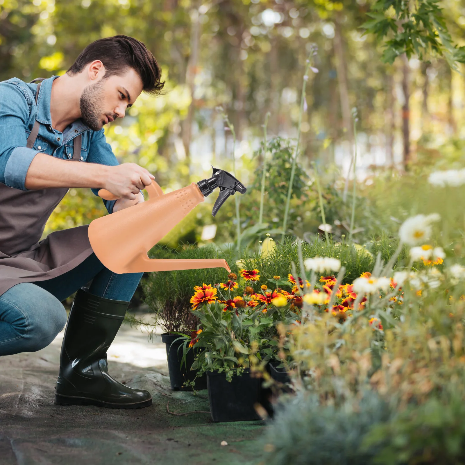 

1Pcs Spraying Bottle Watering Can Dual Purpose Garden Spray for Plants Flowers Multi Functional Planting Tool Atomizer Mist