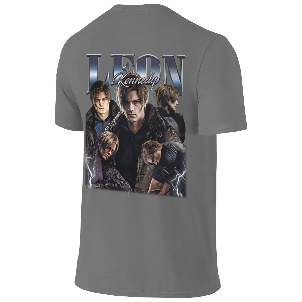 Leon Kennedy Vintage Salt Style Reversible T-shirt Niche Salt Style Designer Style Short Sleeve