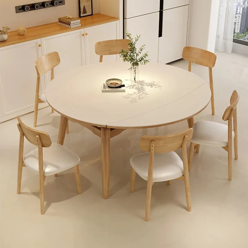 

+ = креативный уникальный органайзер для обеденного стола, кабинет, роскошный кухонный обеденный стол, скандинавский круглый Mesas De Comedor, модная мебель