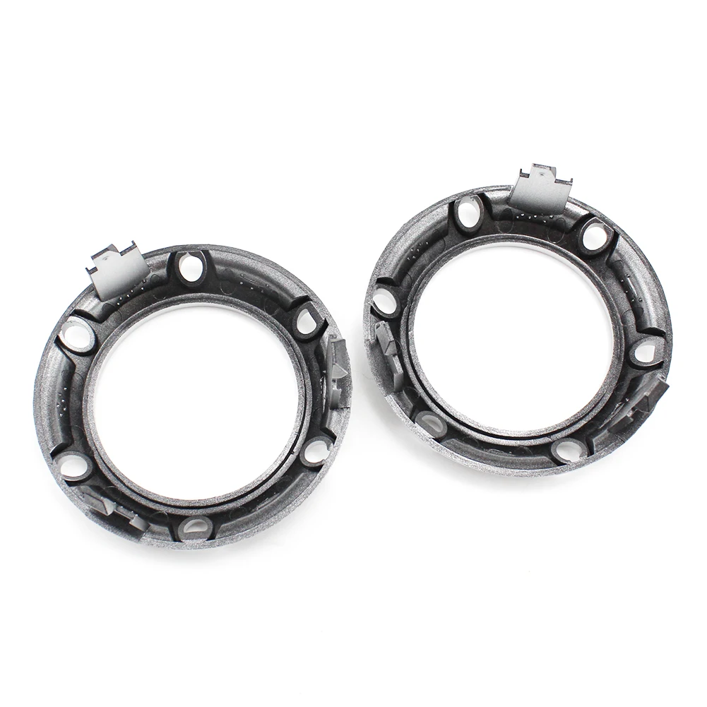 2PCS Front Fog Light Lamp Silver Cover Frame 6400A739 For Mitsubishi Outlander 2007 2008 2009