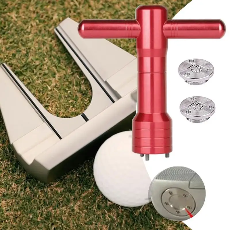 Golf Putter Screw Wrench 3-Hole Golf Club Wrench Golf Putter Weight Set Practical Putter Wrench Tool Golf Screw Wrench Spanner