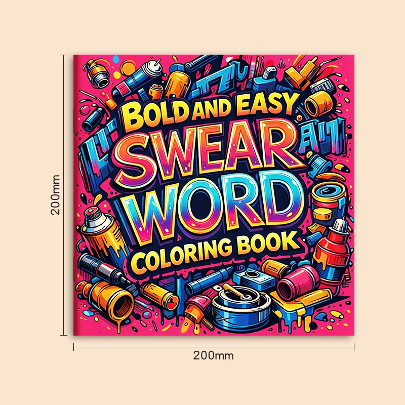 Adult Coloring Book with Witty and Creative Designs, Featuring Humorous and Thought-Provoking Quotes, a Relaxing and Stress-Relieving Coloring Book for Adults, Trendy and Quirky Art Illustrations, Exquisite Lock-Stitch Binding, a Dedicated Outlet for Emotional Expression, Suitable for Workplace Relaxation, Anxiety Relief, and Hand-Drawing Enthusiasts.