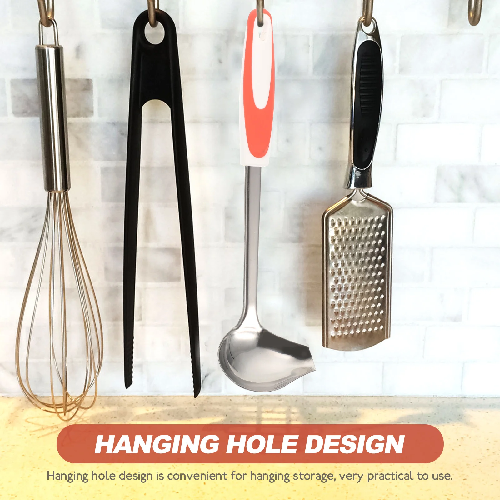 

Non-Slip Angled Sauce Spoon Stainless Steel Gravy Ladle For Kitchen Cooking Oil Soup Serving Dressing Tool Kitchen