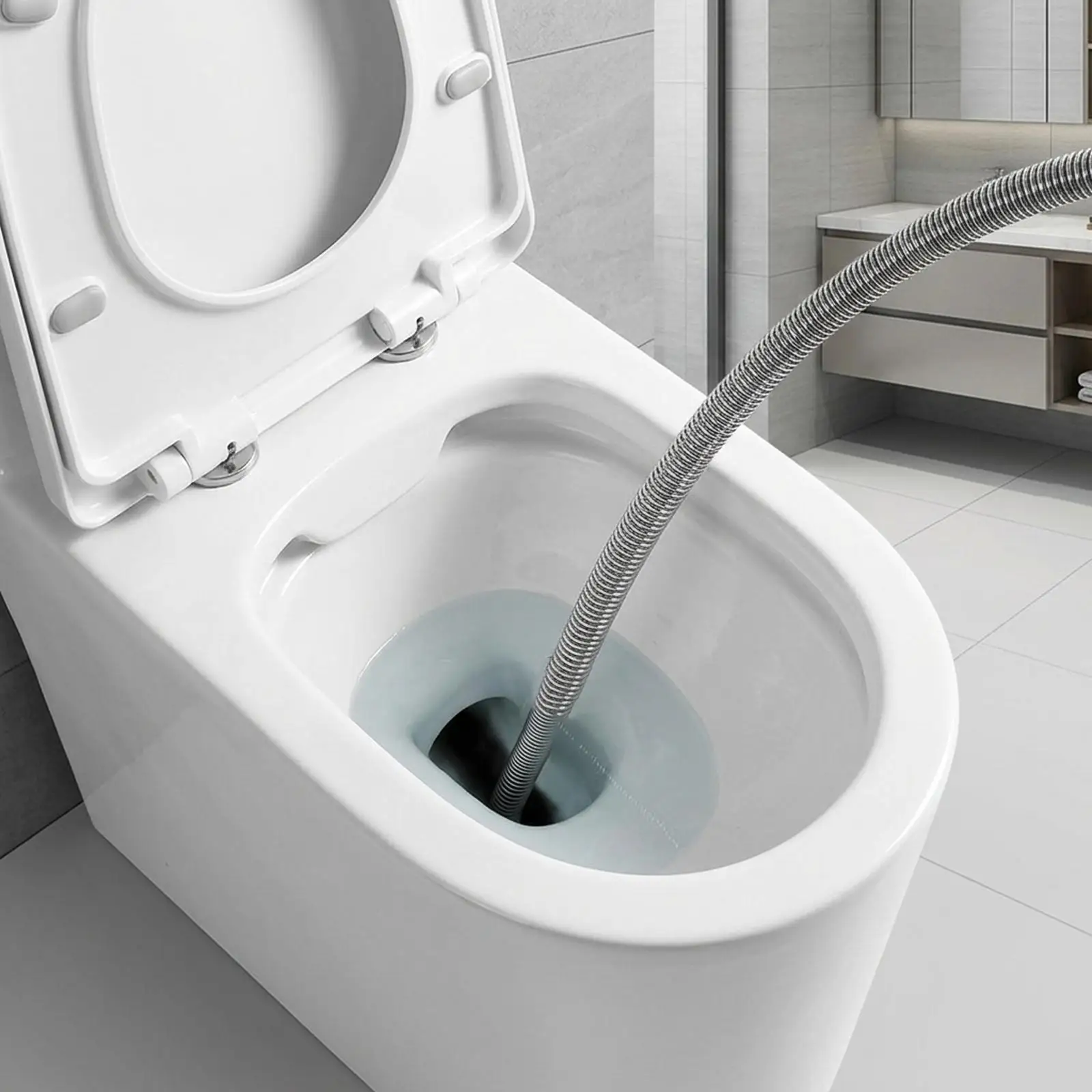 Flexible Plumbing Clean Drain Snake Cable Pipe Drainage Unblocker Shower Hose Connector Tool for Toilet Kitchen Drain