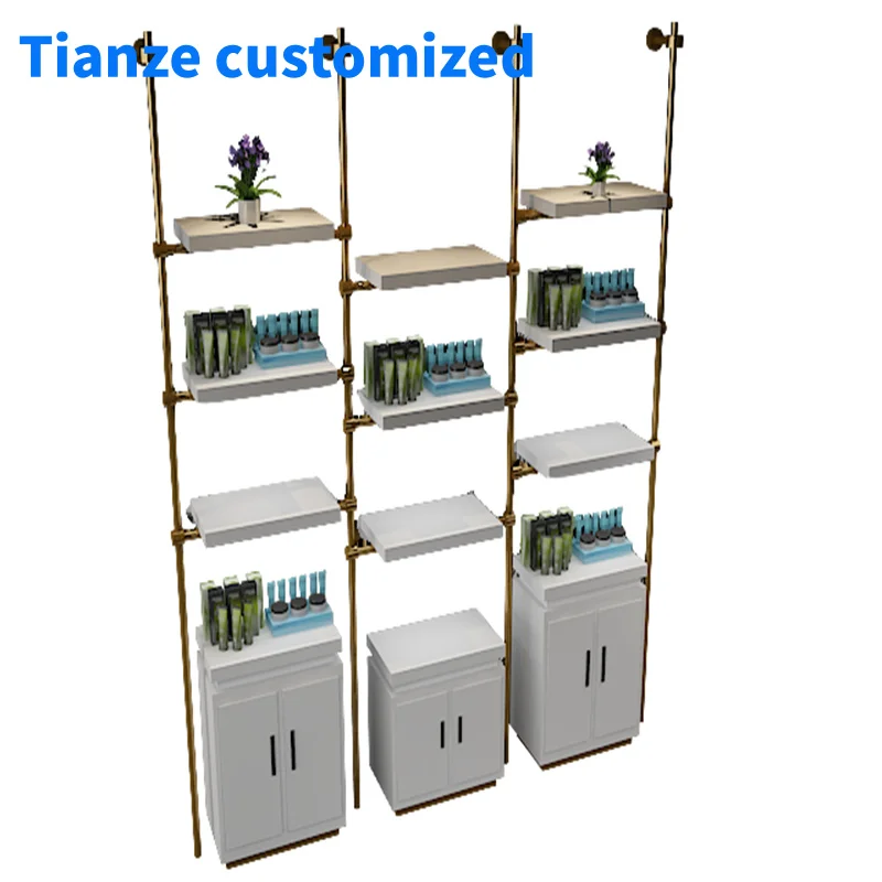 [Customized]Shopping mall supermarket product floor display stands shelves in guangzhou