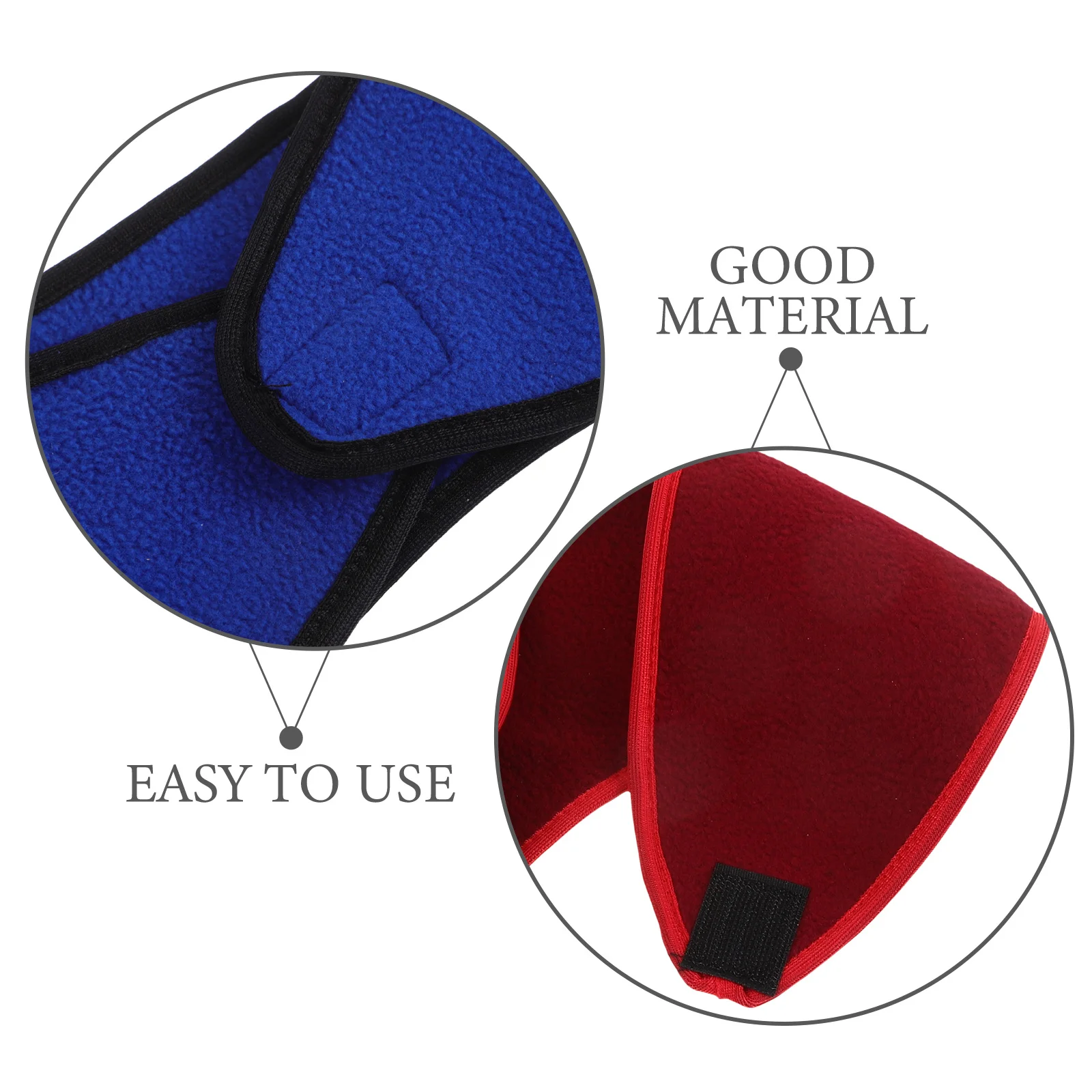2pcs Polar Fleece Ear Headbands Adjustable Warm Ear Covers For Cold Weather Winter Sports Running Skiing Cycling Outdoor Thermal