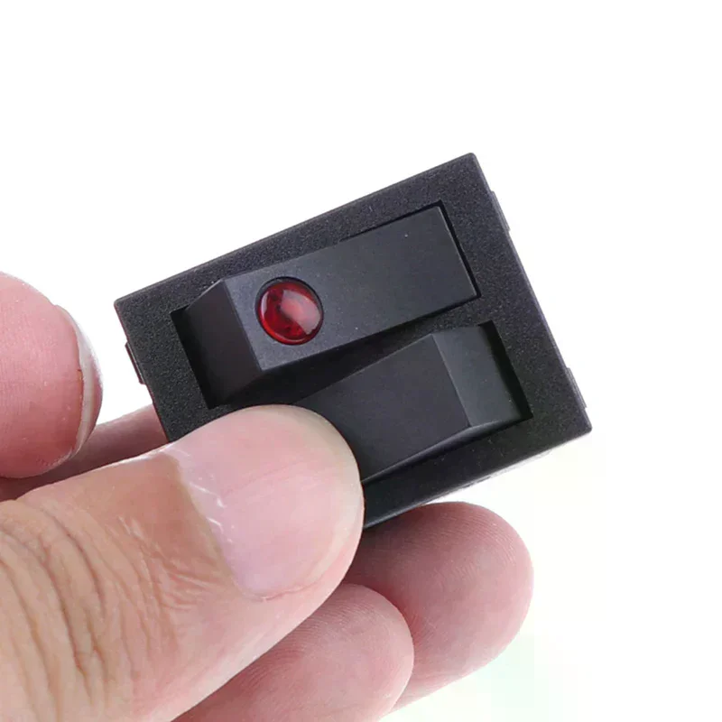 250 V 15A Double Button Switch Rocker Switch for Warmer Oil Heater with Light On-Off
