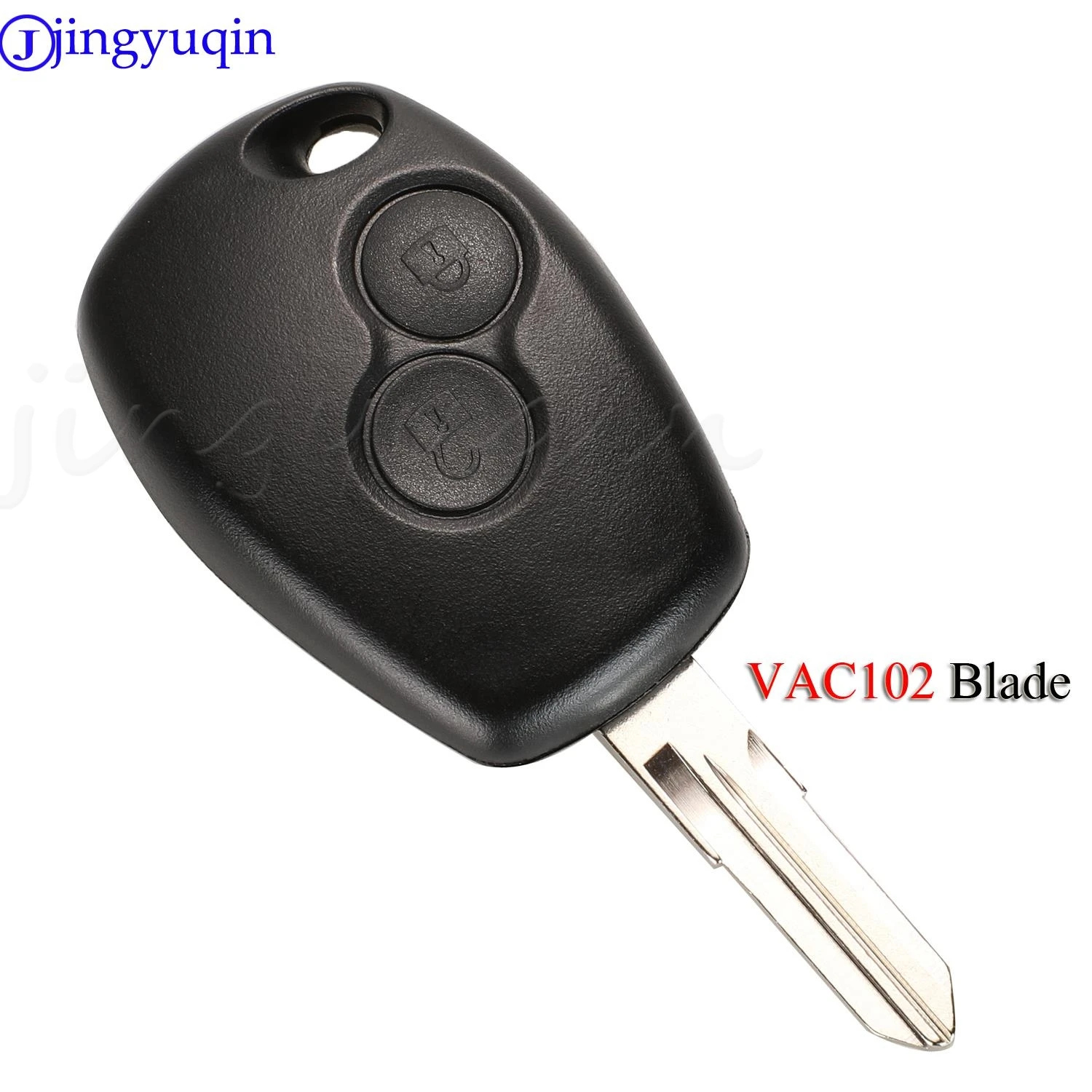 jingyuqin 2  Buttons Remote Key For Renault Duster Modus Clio 3 Twingo DACIA Logan Sandero Kangoo 433MHz PCF7947/46/52E Chip