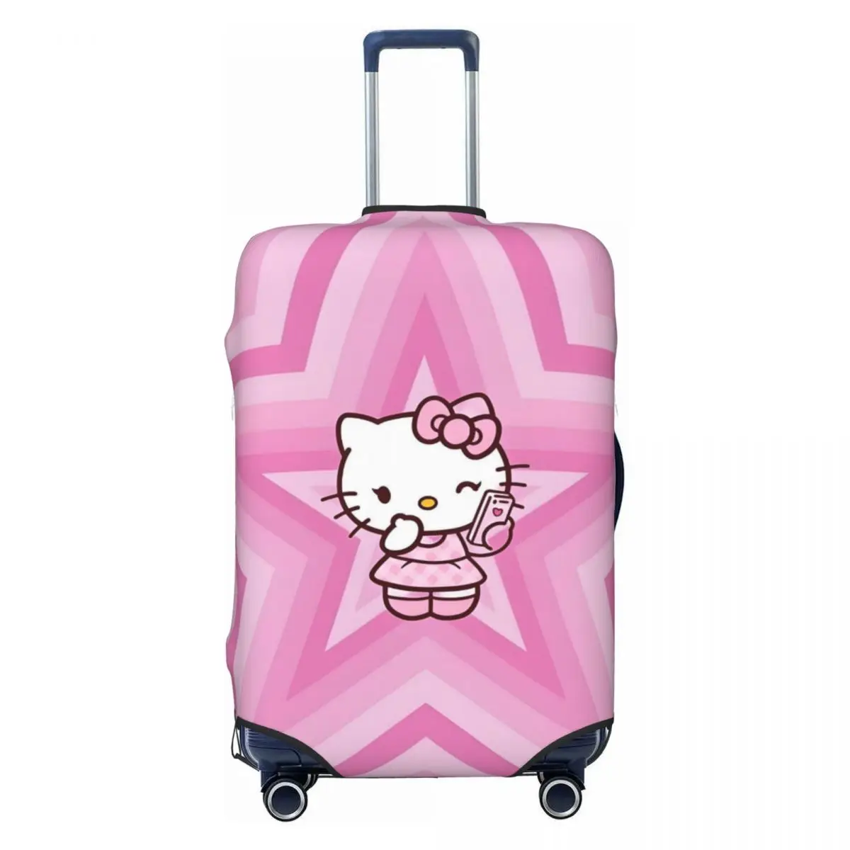 

Чехол для чемодана с мультяшным котом, пылезащитный, аниме-дизайн, подходит для чемоданов 18-32 дюйма