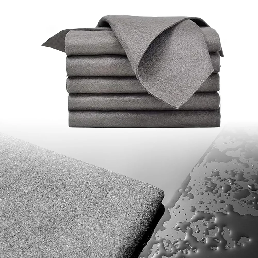 

Набор из 10 многоразовых чистящих салфеток, набор быстросохнущих салфеток из полиэфирного волокна для бытовой и чистки автомобилей