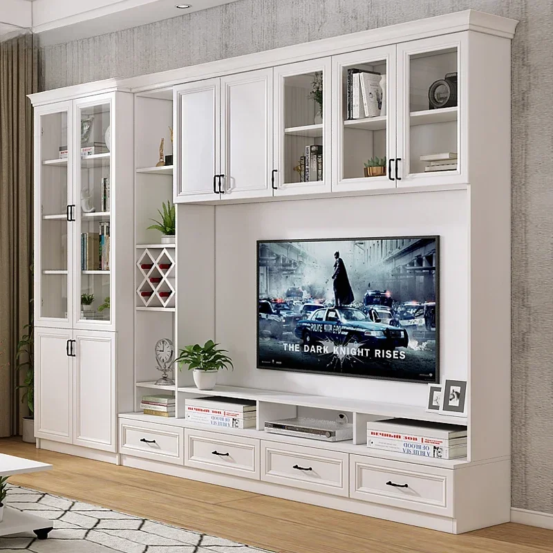 Nordic Tv Cabinet for Living Room Space Saving High Quality Scratch Resistant Stable Structure Non-Slip Feet Easy Assembly