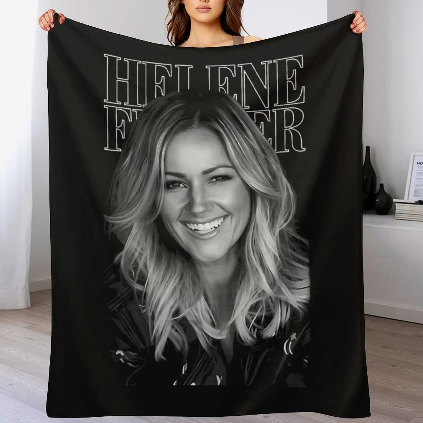 Helene Fischer Classic T-Shirt Throw Blanket