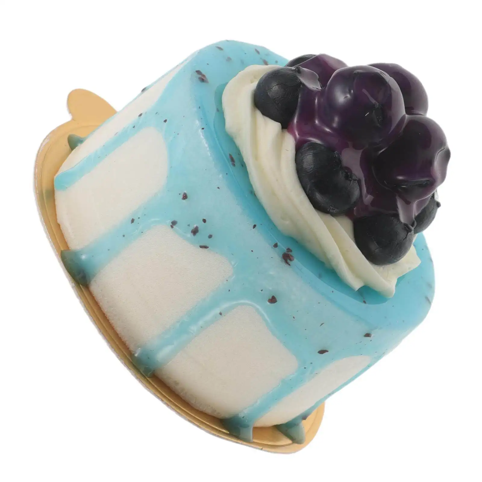 Simulated Fruit Jam Cake Refrigerator Magnet Realistic Artificial Birthday Cake Blueberry Kitchen Wedding Party Display