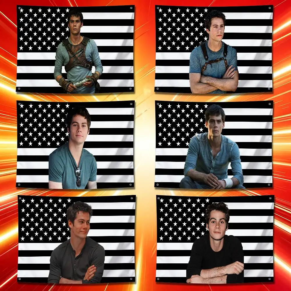 For Dylan O Brien OBrien Flag 60x90cm Outdoor Garden Home Decorate Wall Banner Tapestry Flags Cover