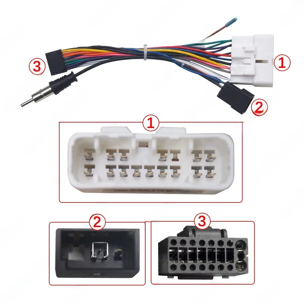 16 Pin Power Harness For For Isuzu D-MAX For 20For 20 Through For 2025 For Android Car Audio Head Unit Integration