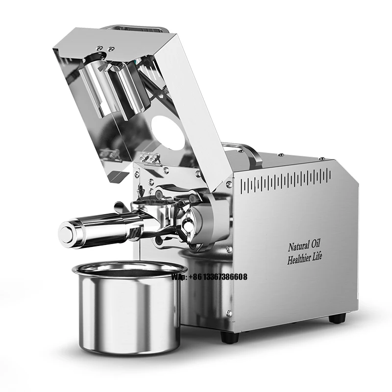 

Small oil press Cold oil press New product Small castor seed press