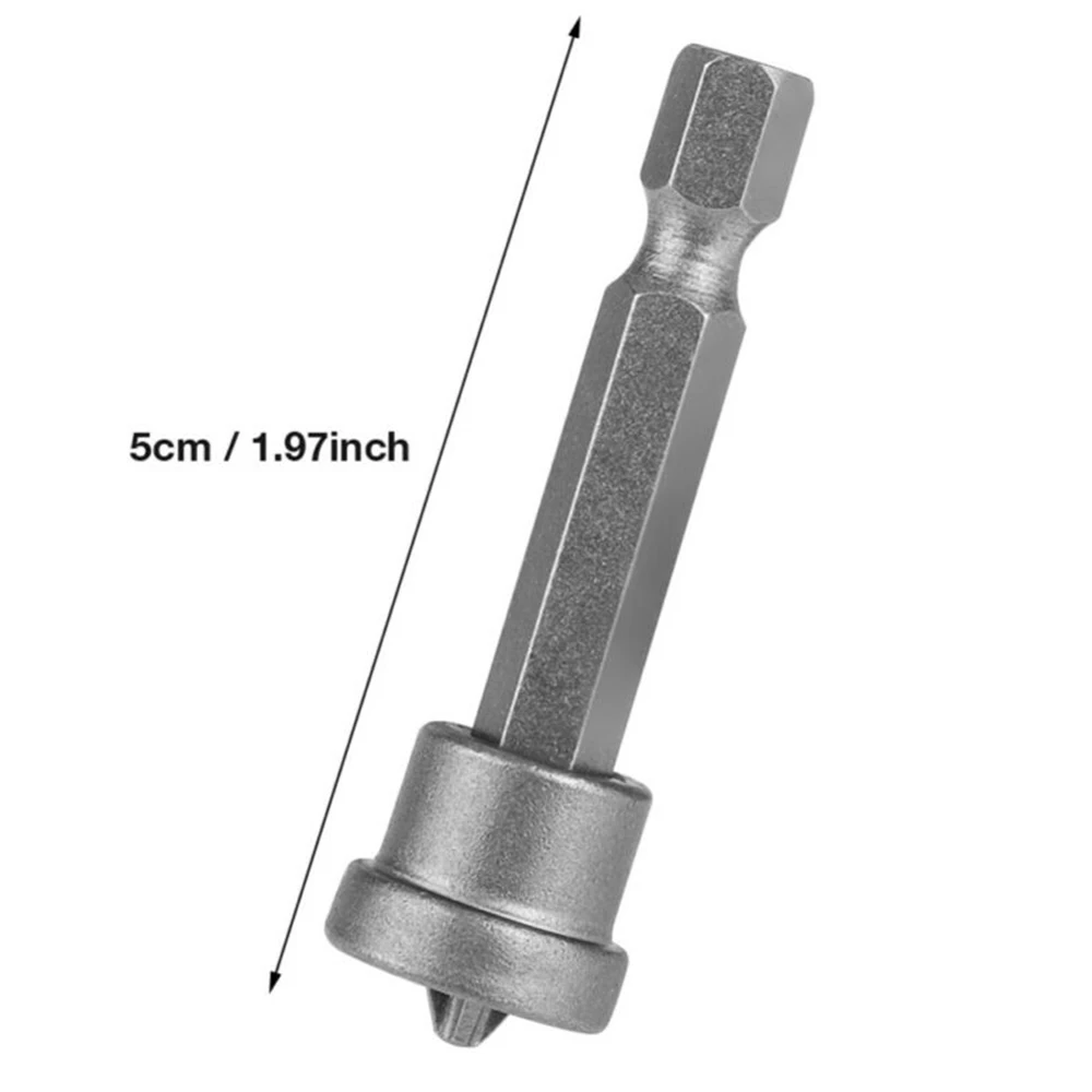 건식 벽체 스크루드라이버 비트, 어댑터 조립 깊이 중지, 석고 나사 석고 보드, 25mm, 50cm, 10 개