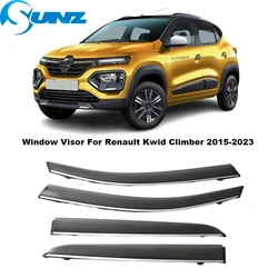 Weather Shiled For Renault Kwid Climber 2015 2016 2017 2018 2019 2020 2021 2022 2023 Car Rain Window Visor Sun Rain Deflector