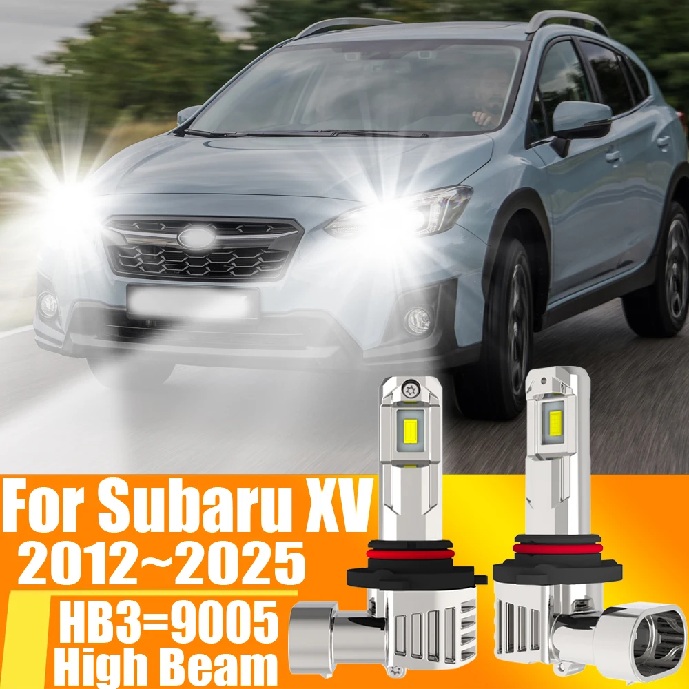 2pcs HB3 9005 Led Headlight Canbu Car Bulb High Power 6000K Xenon White Light Moto Diode Lamp 12v 55w For Subaru XV 2012~2025