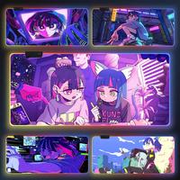 Zutomayo darken Mouse Pad CS-GO anime character luminous super large RGB office game competitive keyboard pad