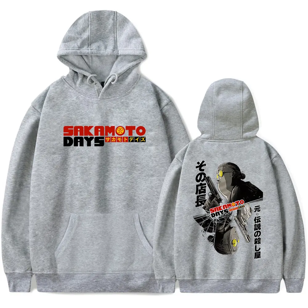 Anime Sakamoto Days Taro Sakamoto Vintage 90s Sudadera con capucha Unisex Harajuku ropa informal estilo hip-hop sudadera moda de primavera y otoño