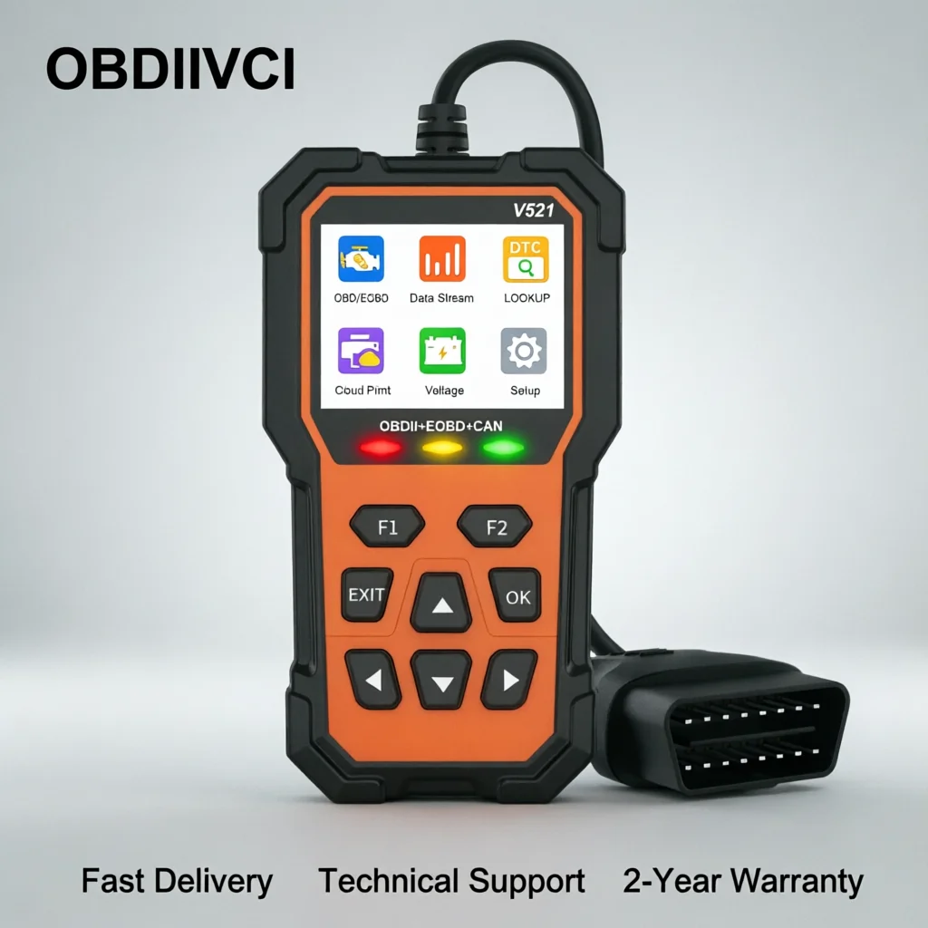 

Диагностический инструмент OBD V521: Профессиональный автомобильный сканер, считыватель кодов неисправностей, тестер напряжения аккумулятора для диагностики автомобилей по OBD