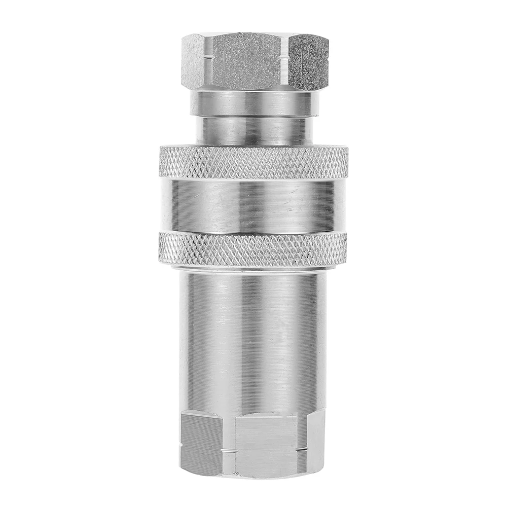 

Quick Coupling Set Rubber Silver Seamless Fluid Transfer ISOA Thread NPT Fittings Hydraulic Connector Set Industrial Equipment