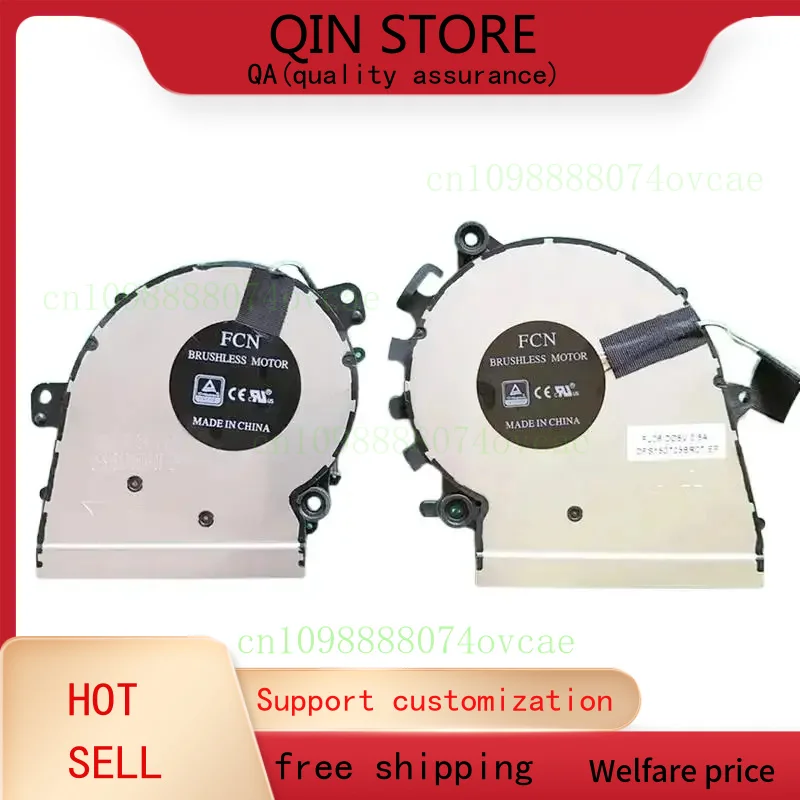 

Новый вентилятор охлаждения процессора и графического процессора ноутбука для Lenovo Yoga 530-14IKB 530-14ARR DFS 150705 AF0T FKGH DFS 150705 BR0T FKJH
