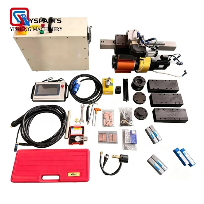 Automatic Portable Journal Lathe Portable Bearing Seat Repair External Shaft Lathe Thread Cutting and Welding Machine 80-320mm