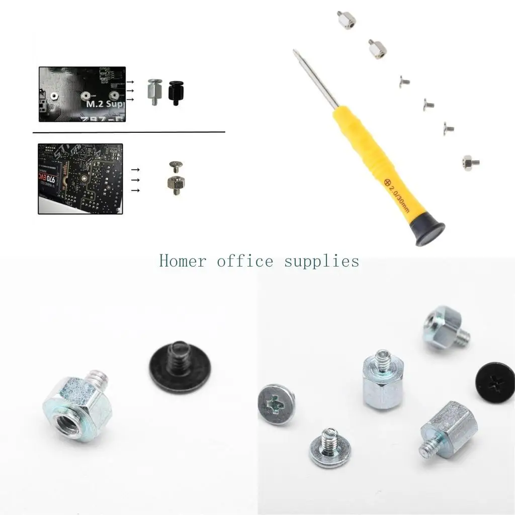 

K43B for M.2 Screw Kit,NVMe Screw for m.2 SSD Mounting Kit，Compatible Motherboard