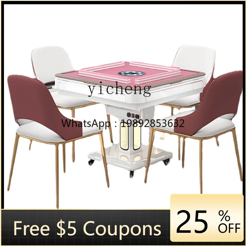 AB  Electric Double Drive Folding Mahjong Machine Automatic Household Dining Table Dual-Use Mahjong Table