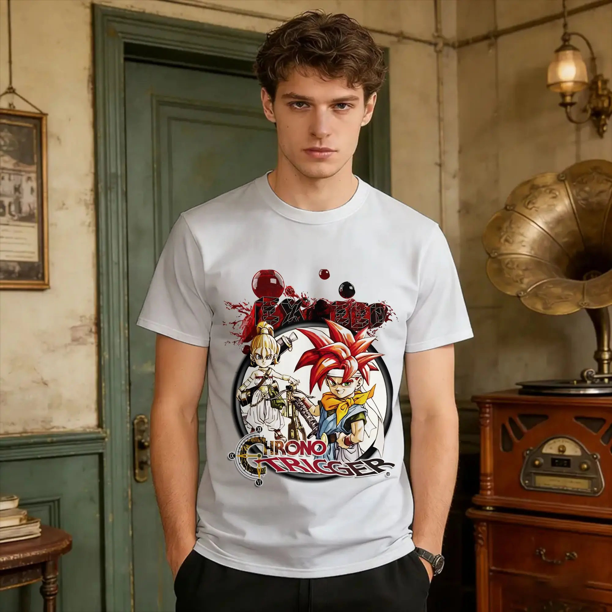 Chrono Trigger  T Shirt Summer  Harajuku T-Shirts Cotton O Neck 4XL 5XL 6XL Clothes Short Sleeve Y2K Casual Tops