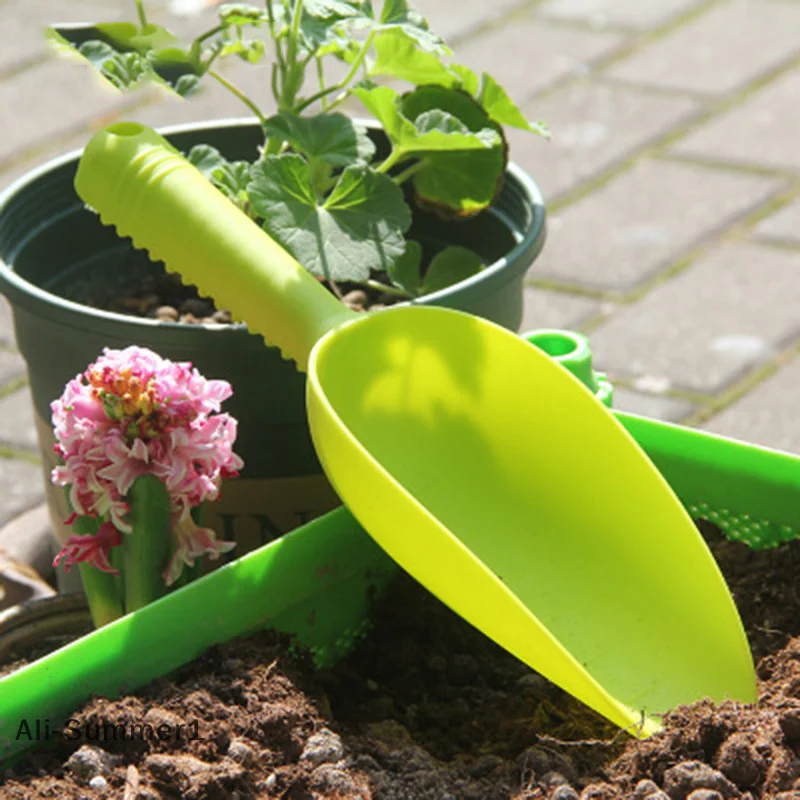 Gardening shovels Plant Hand Trowels Soil Planting Digging Transplanting MultiFunction Beach Sand Pet's Food Scoop Garden Tools